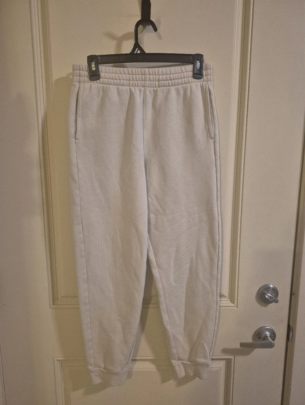 Carhartt Cream Sweatpants with Brown Side Logo